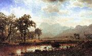 Albert Bierstadt Haying, Conway Meadows oil painting reproduction